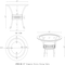 Alaterre Furniture Carolina 30" Diameter All-Weather Wicker Bistro Dining Table with Glass Top AWWM01MM - alternate 3